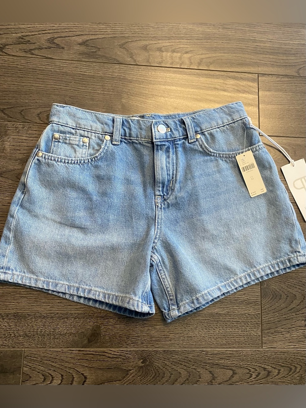 NWT Anthropologie Pilcro Light Blue Denim Jean Shorts - Picture 3 of 5
